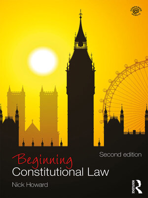 cover image of Beginning Constitutional Law